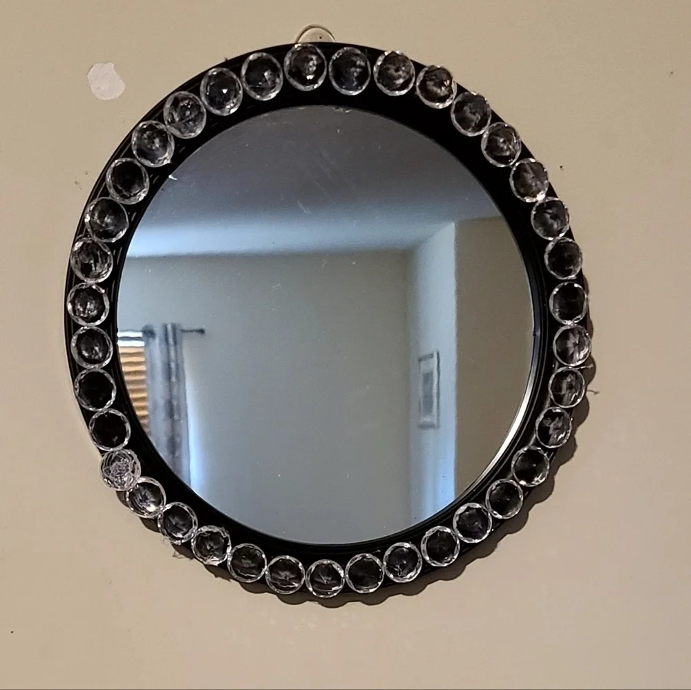 ROUND Accent Gem Wall Mirror